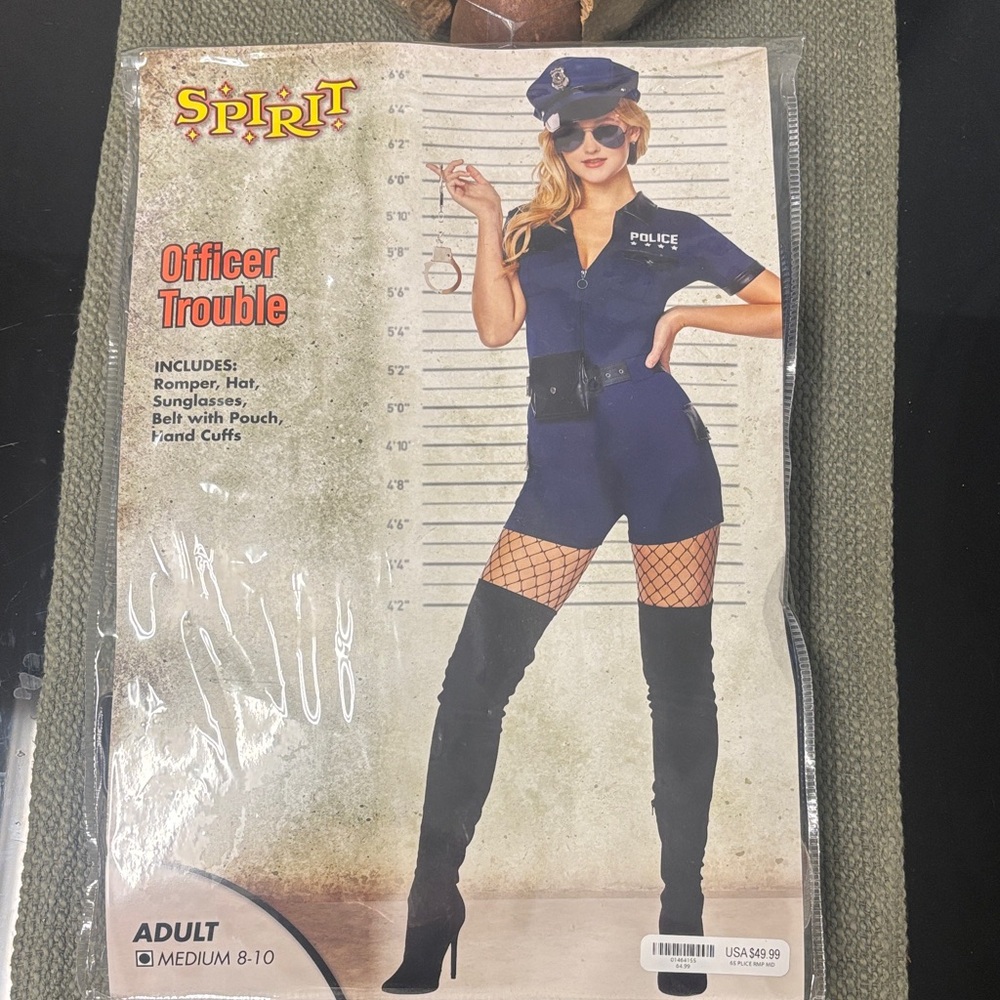 Spirit Police Costume with Blue Romper